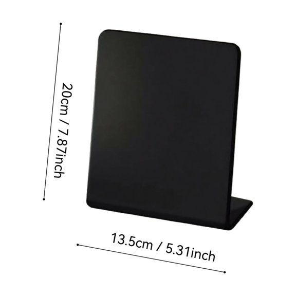 Magnetic Desk Board Tabletop Memo Display Organizer for Photos Notes Daily Tasks Premium Metal Decorative Board with 10 Pins for Home Office Style B