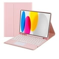 thumbnail image 1 of Magnetic Detachable Bluetooth Touch Keyboard for iPad (A16) 11th Generation 11-inch (2025) iPad 10th Generation 10.9-inch (2022) Case Round-cap keyboard, 1 of 7