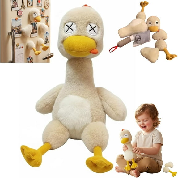 Magnetic Detachable Duck Plush Toy, 8.66 inches, Detachable Stuffed Duck Plush Toy, suitable for birthday gifts, etc.