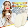 thumbnail image 1 of Magnetic Detachable Hand Warmer - 5200mAh 2-in-1 Portable USB Heating Pad with 3 Temperature Settings, Fast-Charging Mini Warmer for Personal Heating & Device Charging, 1 of 5