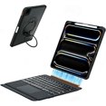 thumbnail image 1 of Magnetic Detachable Keyboard Case for iPad Pro 13" M4/M5, Backlit Trackpad, Pencil Holder, 360° Rotatable Kickstand,Black, 1 of 7