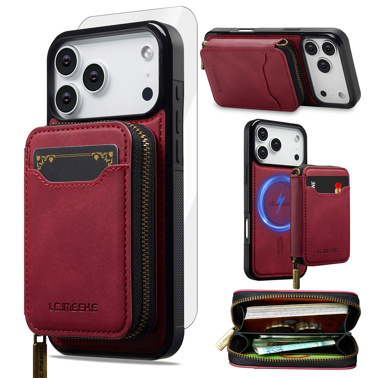 Magnetic Detachable Wallet Case for iPhone 18 Pro Max with Screen ...