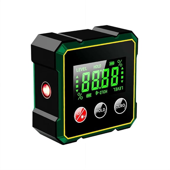 Magnetic Digital Angle Finder with Electronic Laser,USB Charging Digital Level Box Angle Finder,Angle Finder Tool,Strong Magnetic Base & LCD Display, Waterproof Inclinometer Level for Woodworking