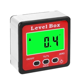 Magnetic Digital Protractor Level Box Angle-Finder Inclinometer Bevel-Gauge