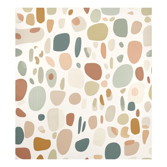 Magnetic Dishwasher Decal - 23x26 Inches Single-Sided Print, Cuttable, for Dishwasher, Refrigerator, and Other Metal SurfacesElegant Terrazzo Pattern