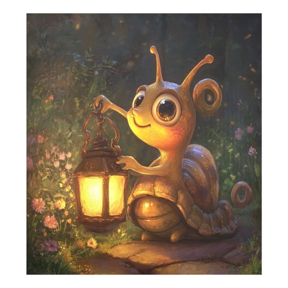 Magnetic Dishwasher Decal - 23x26 Inches Single-Sided Print, Cuttable, for Dishwasher, Refrigerator, and Other Metal SurfacesA Cute Snail