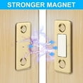 thumbnail image 1 of Magnetic Door Catch, Ultra Thin Cabinet Magnetic Catch with Strong Adhesive Sticker Slim Drawer Magnets Locks Furniture Safety Latches for Kitchen Cupboard Closet Sliding Door Closure, 1 of 4