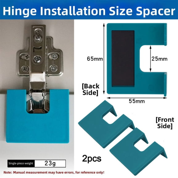 Magnetic Door Hinge Mounting Plate With 2Mm Accuracy, No-Drill Installation Tool For Wardrobes And Cabinets, Robust Construction For Reliable And Repeated Use By Craftsmen(B)
