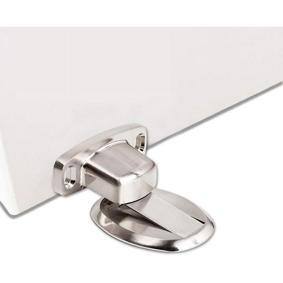 Magnetic Door Stop with Rustproof Stainless Steel, Adjustable Invisible Design for Widespread Use