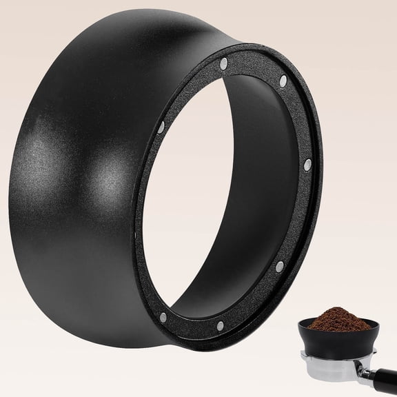 Magnetic Dosing Funnel - Extra-Wide Top & Tall Espresso Coffee Dosing Ring for Mess-Free Tamping, Compatible with Delonghi Dedica Portafilter, Barista Tool Espresso Accessories