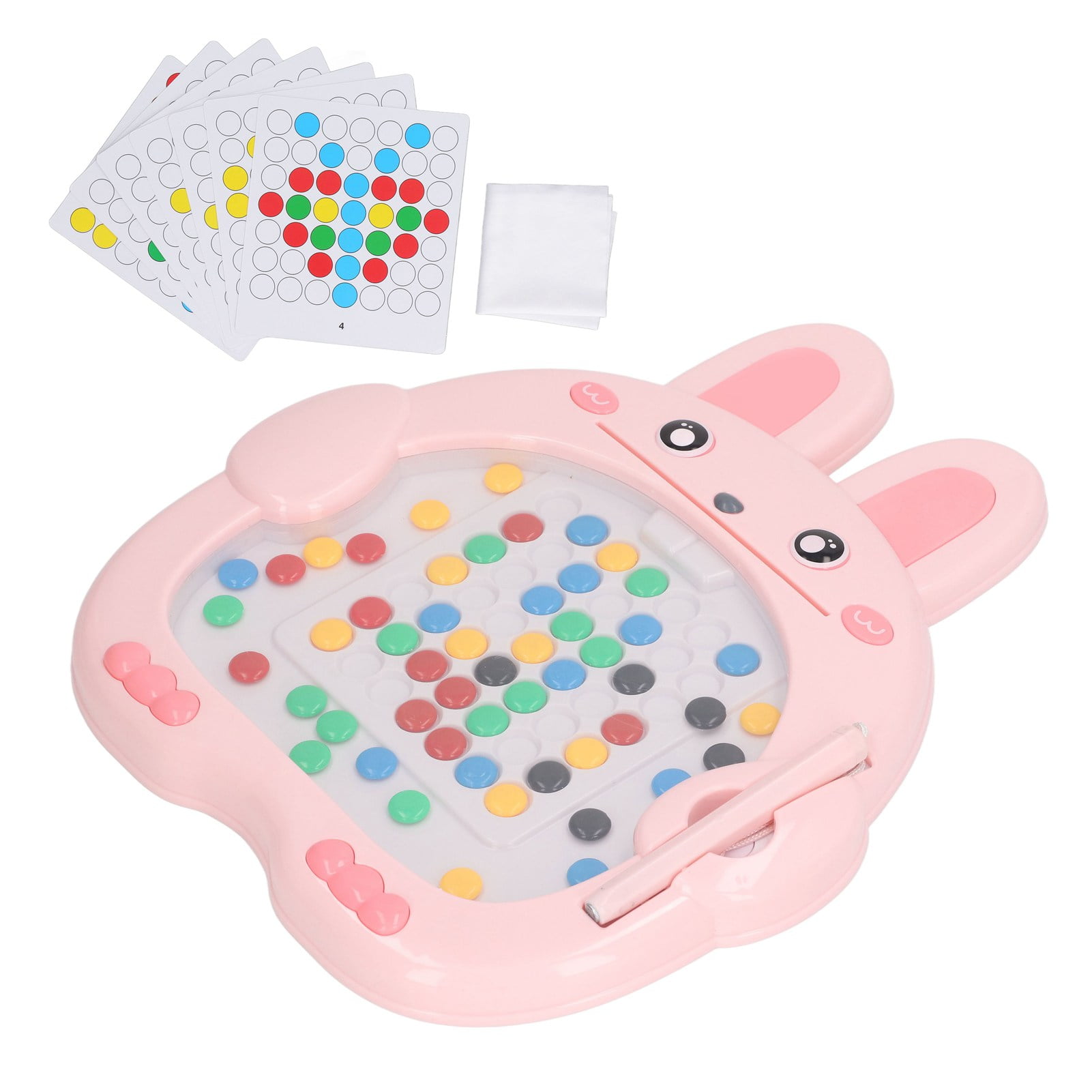 Dot Art Toy Bunny Shape Educational Drawing Dot Board
