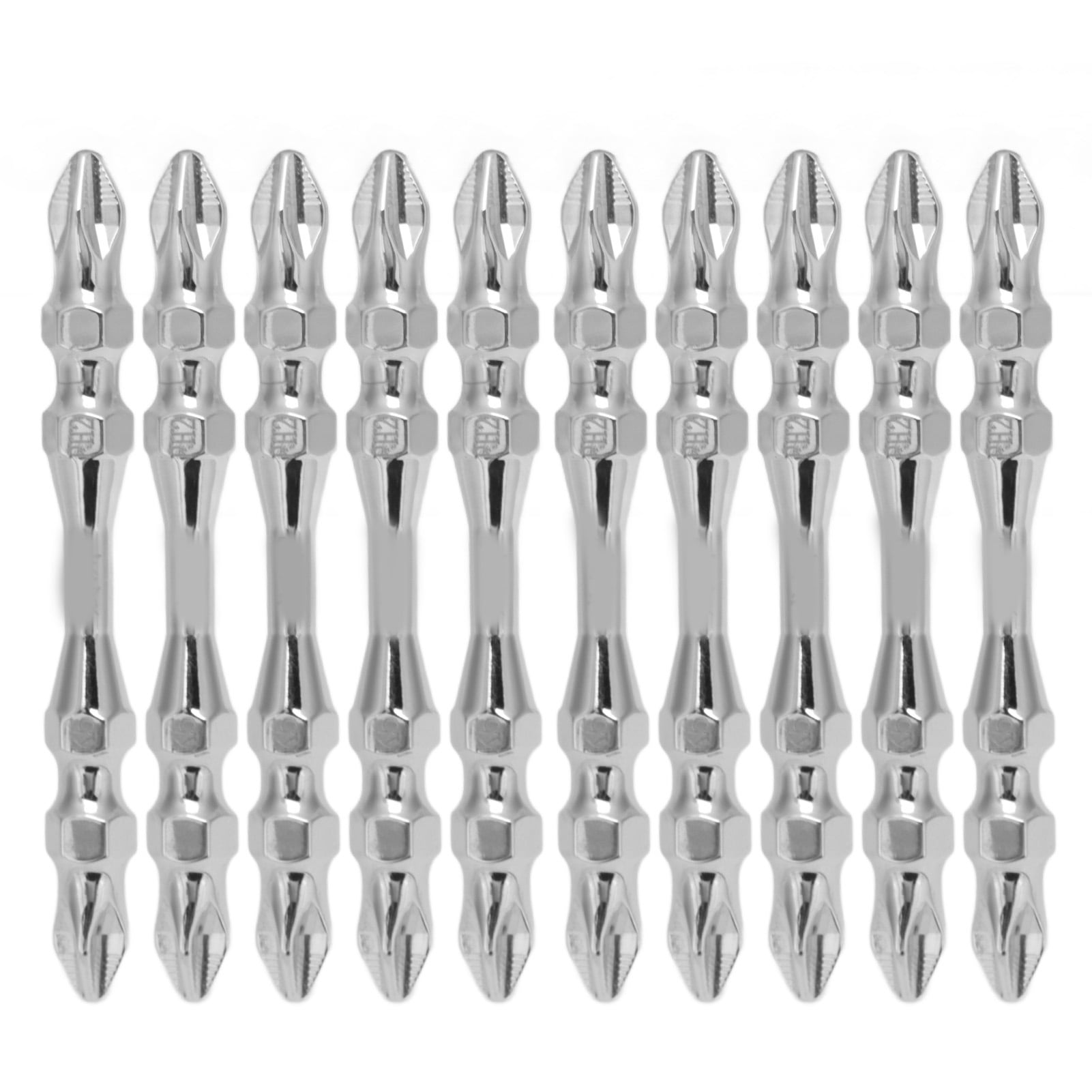 Magnetic Double Ended Screwdriver Bits Set 65mm PH2 Cross Head, Hex ...