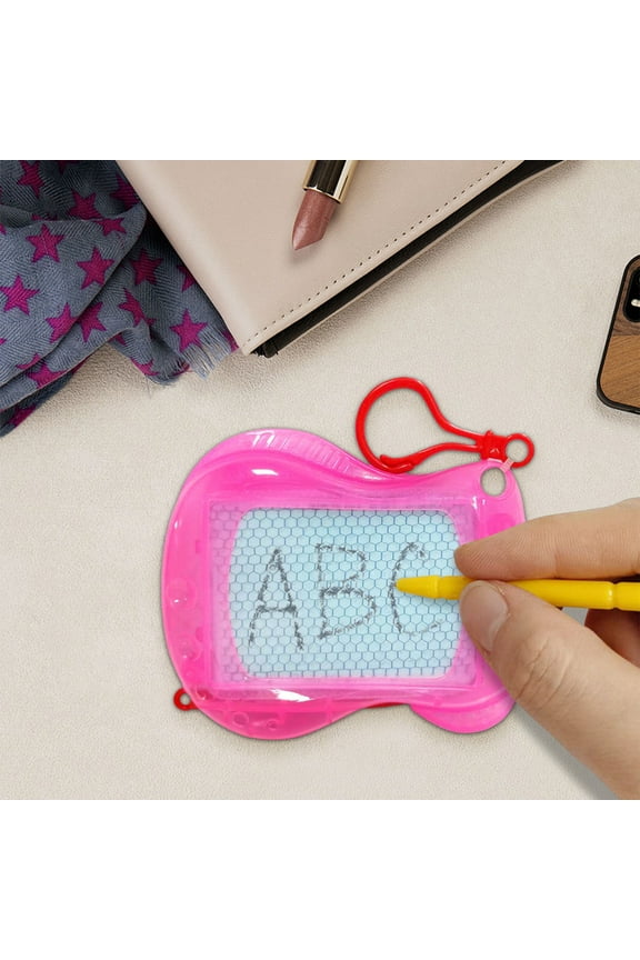 Magnetic Drawing Board under $5! CQCYD Mini Magnetic Drawing Board, Keychain Erasable Doodle Pad,Children's SketchToy, Party Favor Goodie Bag Filler, Portable Travel Art Set, Educational Gift