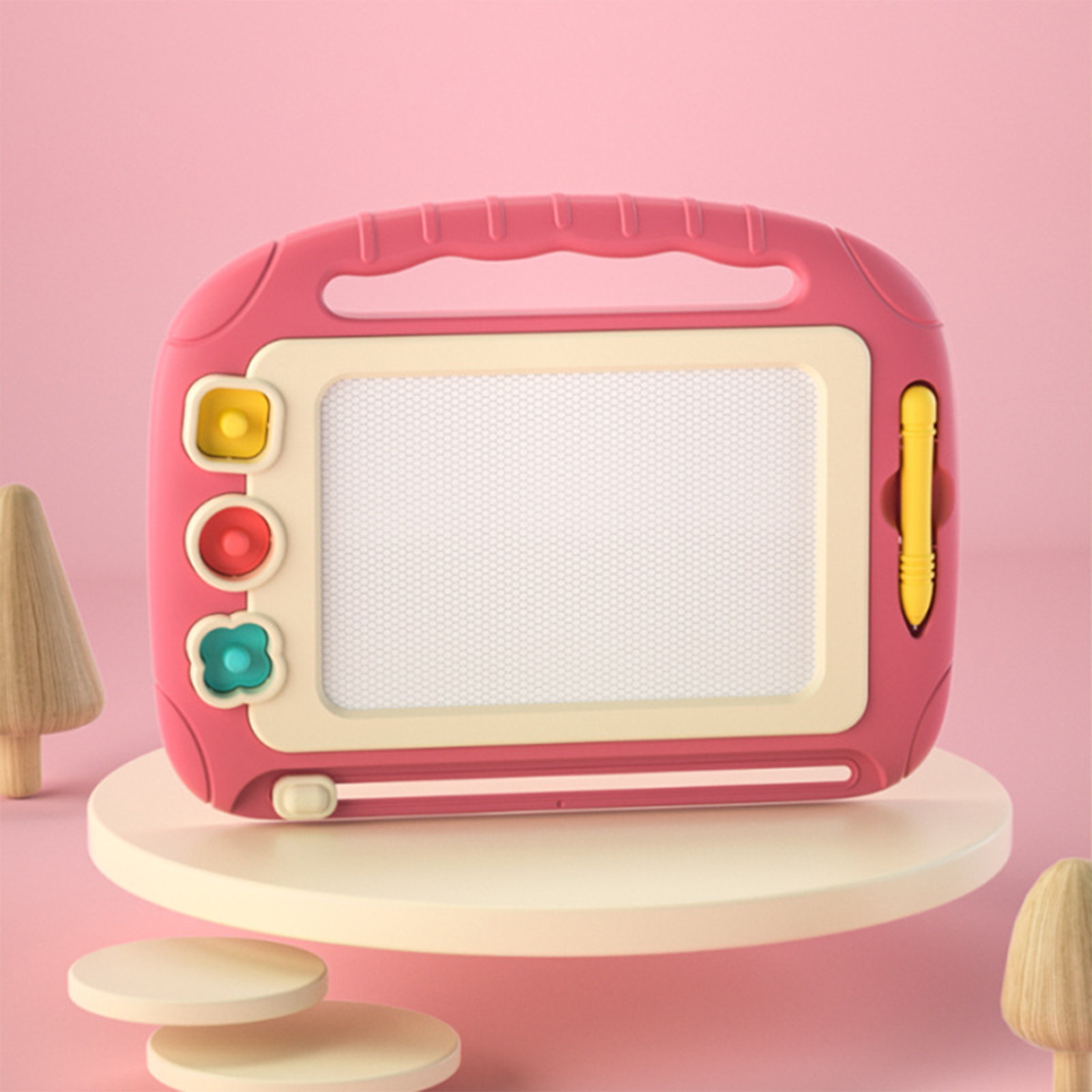 Tableau Magnétique à Dessin Effaçable Pour Enfants - Jeu éducatif Portable - Idéal Voyage, Voiture, Avion - Sans Papier Ni Encre - Planche D'activités Réutilisable