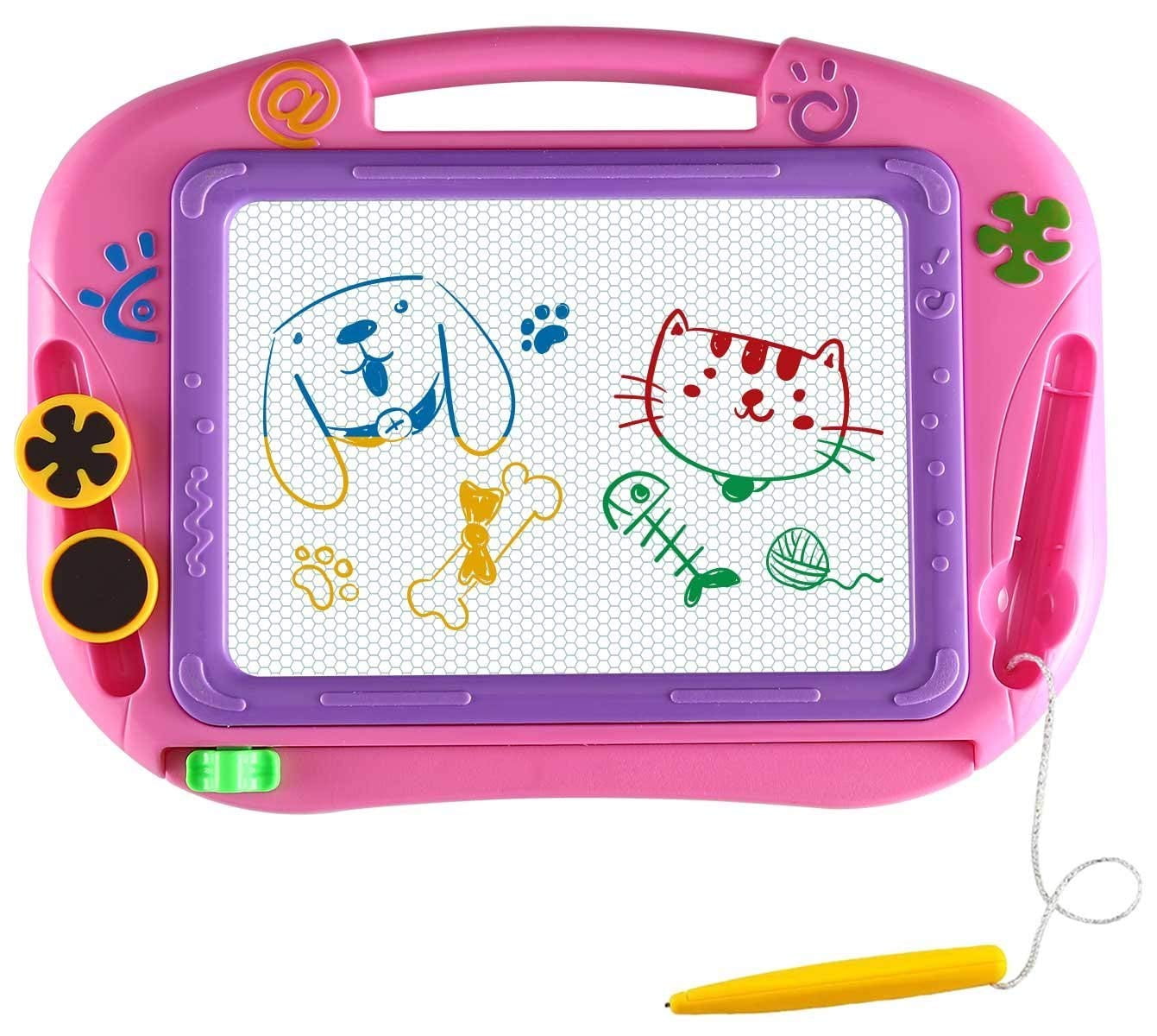 Children's Drawing Board Magnetic Graffiti Board Kids Toys Baby Boy Toys Doodle  Sketch Pad Educational Preschool Learning Birthday For 2-4 Years Old