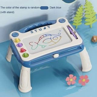 Adofi Magnetic Drawing Board for Toddlers.Doodle Etch a Sketch Toys for 1 2  3 4 5 6 Year Old Girls Boys.4-Color Erasable Doodle Board Writing Pad Gift