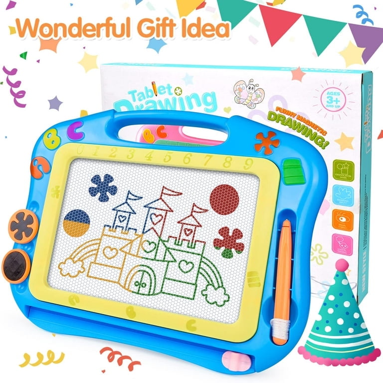 Magnetic Drawing Board Toy for Kids, Large Doodle Board Writing Painting  Sketch Pad 