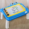 thumbnail image 1 of Magnetic Drawing Toy Doodle Board with Four Color Zones Erasable Sketch Pad Mess Free No Ink No Chalk Writing Tablet with Magnetic Pen and Shape Stencils for Creative Play, 1 of 8