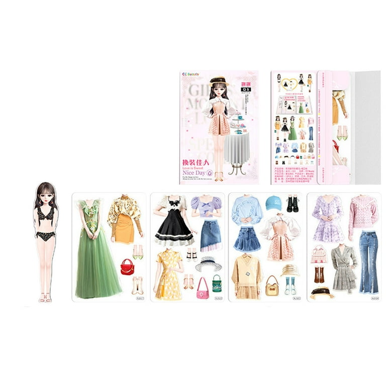 Magnetic Dress Up Baby, Magnetic Princess Dress Up Paper Doll