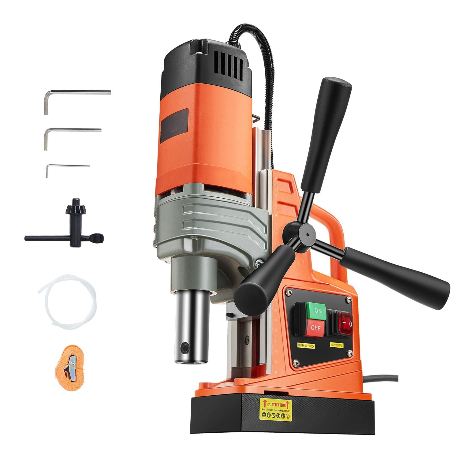 Magnetic Drill, 1300W Motor 1.6 in Boring Diameter, 2810 lbf Portable ...