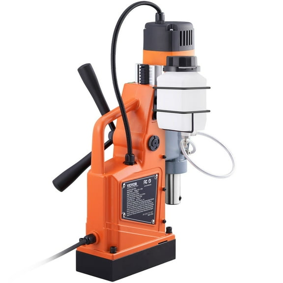 Magnetic Drill, 1550W 2" Boring Diameter, 2922lbf/13000N Portable Electric Mag Drill Press with Variable Speed, 500 RPM Drilling Machine for any Surface Home Improvement Industry Railway
