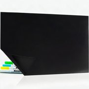 Magnetic Dry Erase Chalkboard Sheet, 17 x 12 in Black Board with 4 Chalk Markers for Fridge