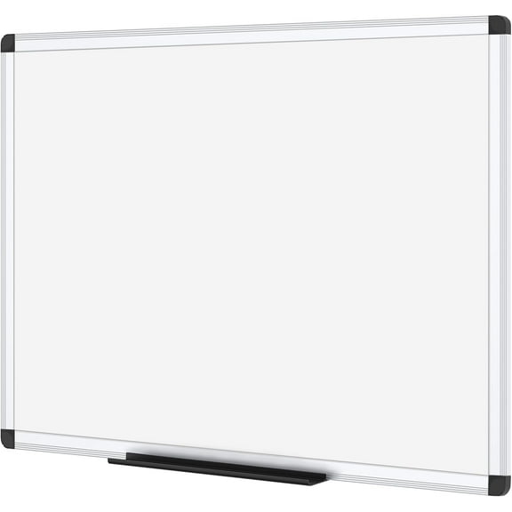 Magnetic Dry Erase Board, 60 X 36 Inches, Foldable Wall-Mounted Whiteboard with Silver Aluminum Frame & Marker Tray for School Office and Home 5' X 3'