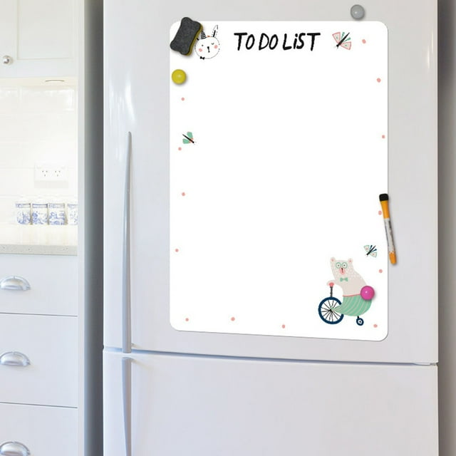 Dry Erase Board Fridge Markers White Board Sheet Kitchen
