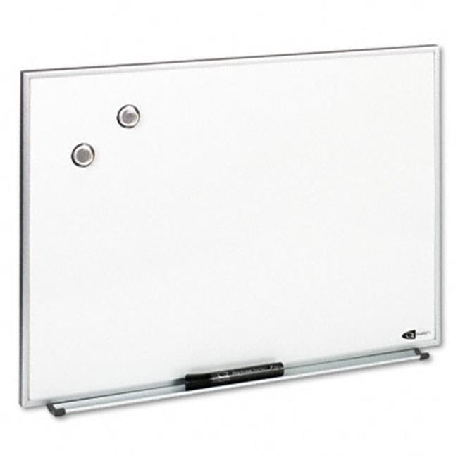 Magnetic Dry Erase Board Painted Steel 16 x 16 White Aluminum