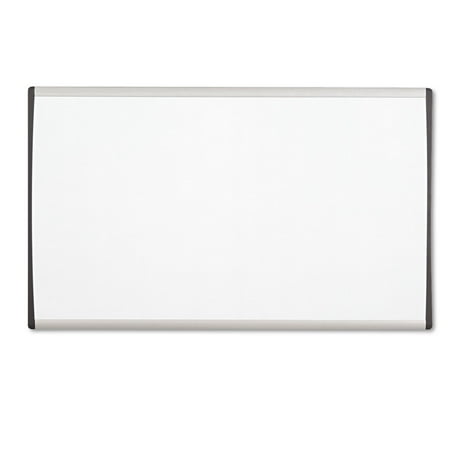 Magnetic Dry-Erase Board, Steel, 18 x 30, White Surface, Silver Aluminum Frame