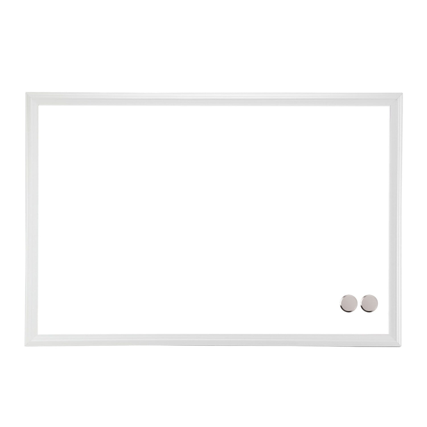 U Brands Magnetic Glass Dry-Erase Board Rolling Easel, 48 X 36 Inches,  White Frosted Surface