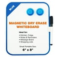 thumbnail image 1 of Cerem Magnetic Dry Erase Board, 6" x 8", Blue Frame with Marker & Magnets - Portable for School, Home, Office, 1 of 9