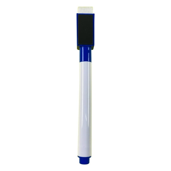 Magnetic Dry Erase Markers with Eraser, 6 Pack Magnetic Whiteboard Markers, Fine Tip Dry Erase Markers, Low Odor Thin Markers for Calendar Boards Magnetic Dry Wipe Pens Markers With Eraser Cap