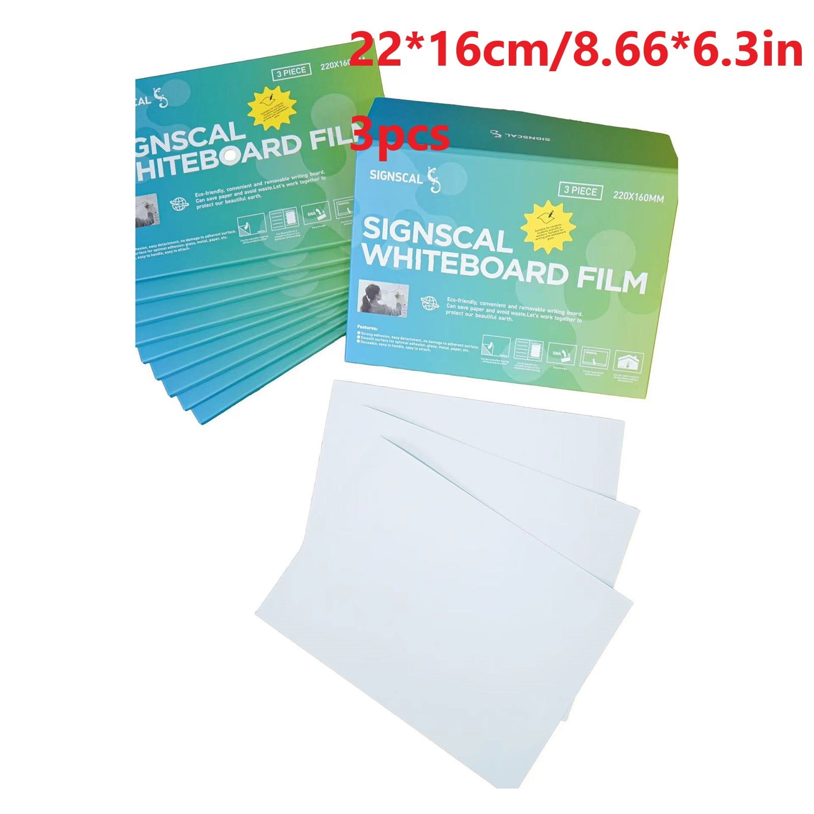 Dry Erase Whiteboard Paper, Self Adhesive Whiteboard Sheet for