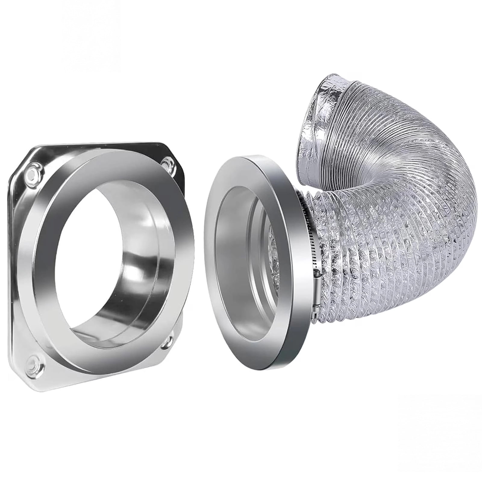 Magnetic Dryer Vent Connector Kit with Airtight Seal Dryer Vent Easy to Clean Quick Connector for Fire Safety Home Use
