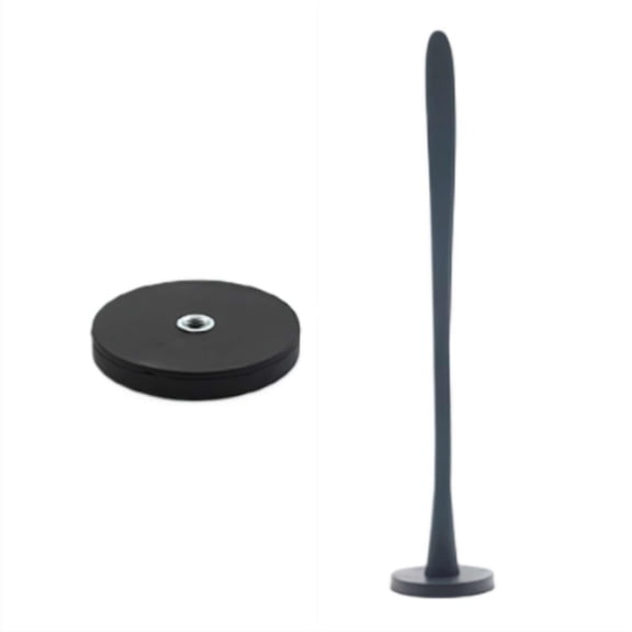 Magnetic Dryer Washer Door Bracket – 8x5x4 cm 1Pc, 7.5kg Load, Black White, Laundry Room Metal Surface