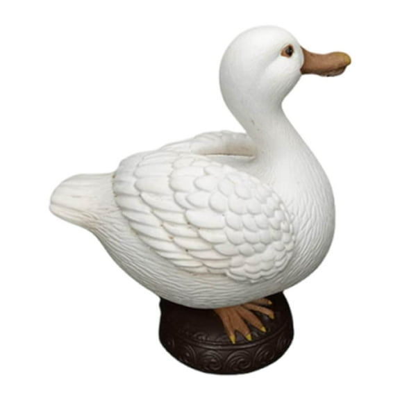 Magnetic Duck Key Holder Resin Sculpture Desk Decor Unique Animal Collectible for Living Room Bedroom