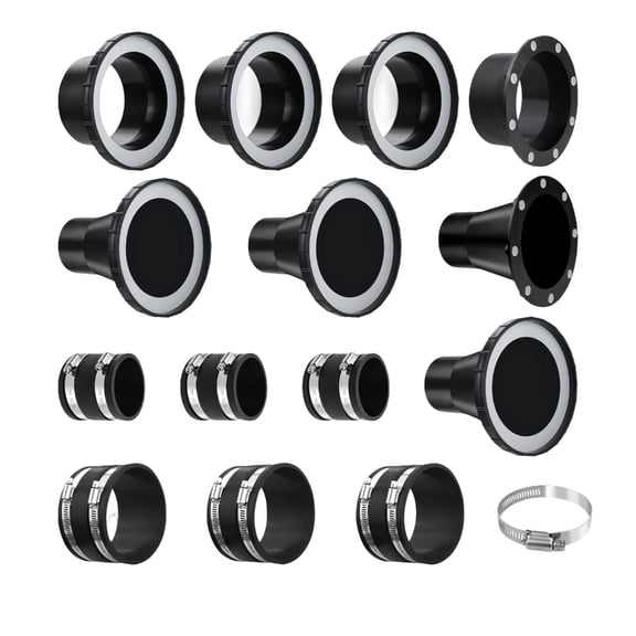 Magnetic Dust Gathering Component Kit Contains 15PCS ABS Parts For Efficient Workshop Maintenance
