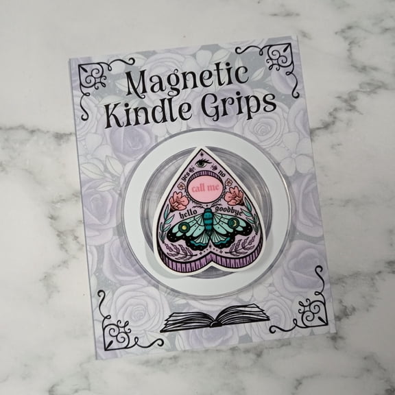 Magnetic E-reader Phone Grip - Paranormal Reading Lovers Themed Bookish Gift