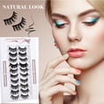 thumbnail image 1 of Magnetic Eyelashes 10 Pairs with Eyeliner Kit, Easy to Wear, Comfortable ＆ Reusable False Lashes with Multi Styles, No Glue Needed, 1 of 7