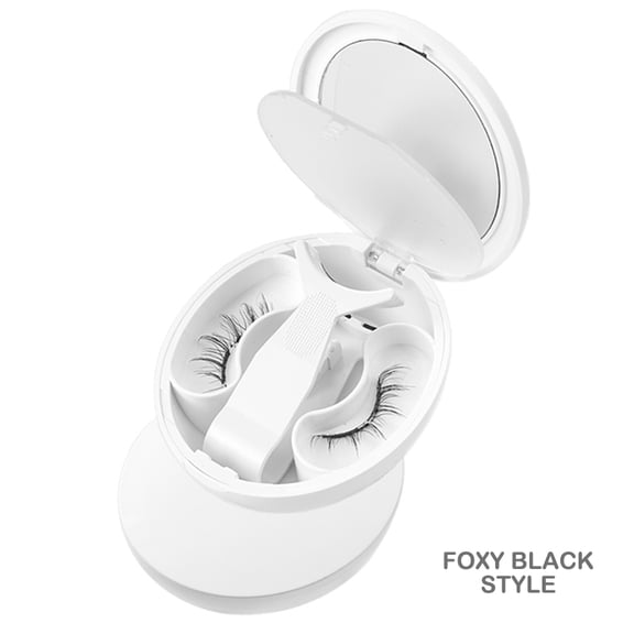 Magnetic Eyelashes with Applicator Kit, No Glue Reusable Soft Magnetic Lashes with Mirror Makeup Case, Natural Look Wispy False Eyelashes Extension for Beginners, Portable Lash Kit for Daily Wear