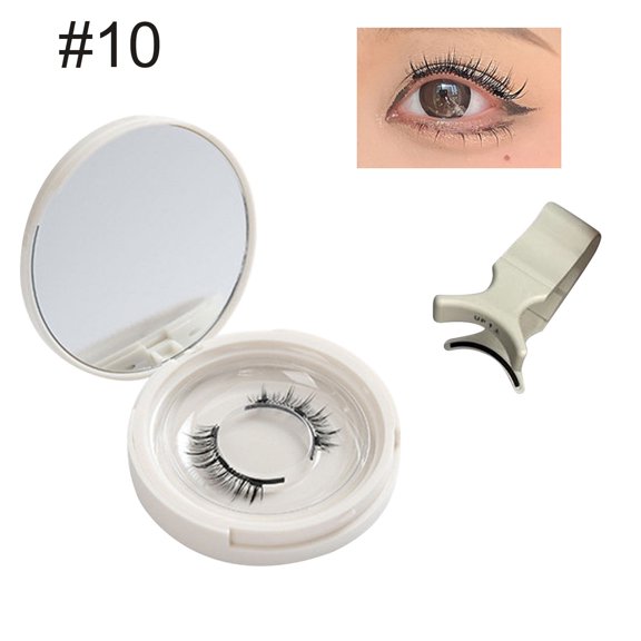 Magnetic Eyelashes, Reusable Magnetic False Eyelashes, Easy To Wear Glamorous Eye Makeup Enhancer, Comfortable Fit for Various Eye Shapes, Quick Application with Eyelash Curler Included
