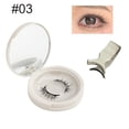 thumbnail image 1 of Magnetic Eyelashes, Reusable Magnetic False Eyelashes, Easy To Wear Glamorous Eye Makeup Enhancer, Comfortable Fit for Various Eye Shapes, Quick Application with Eyelash Curler Included, 1 of 3