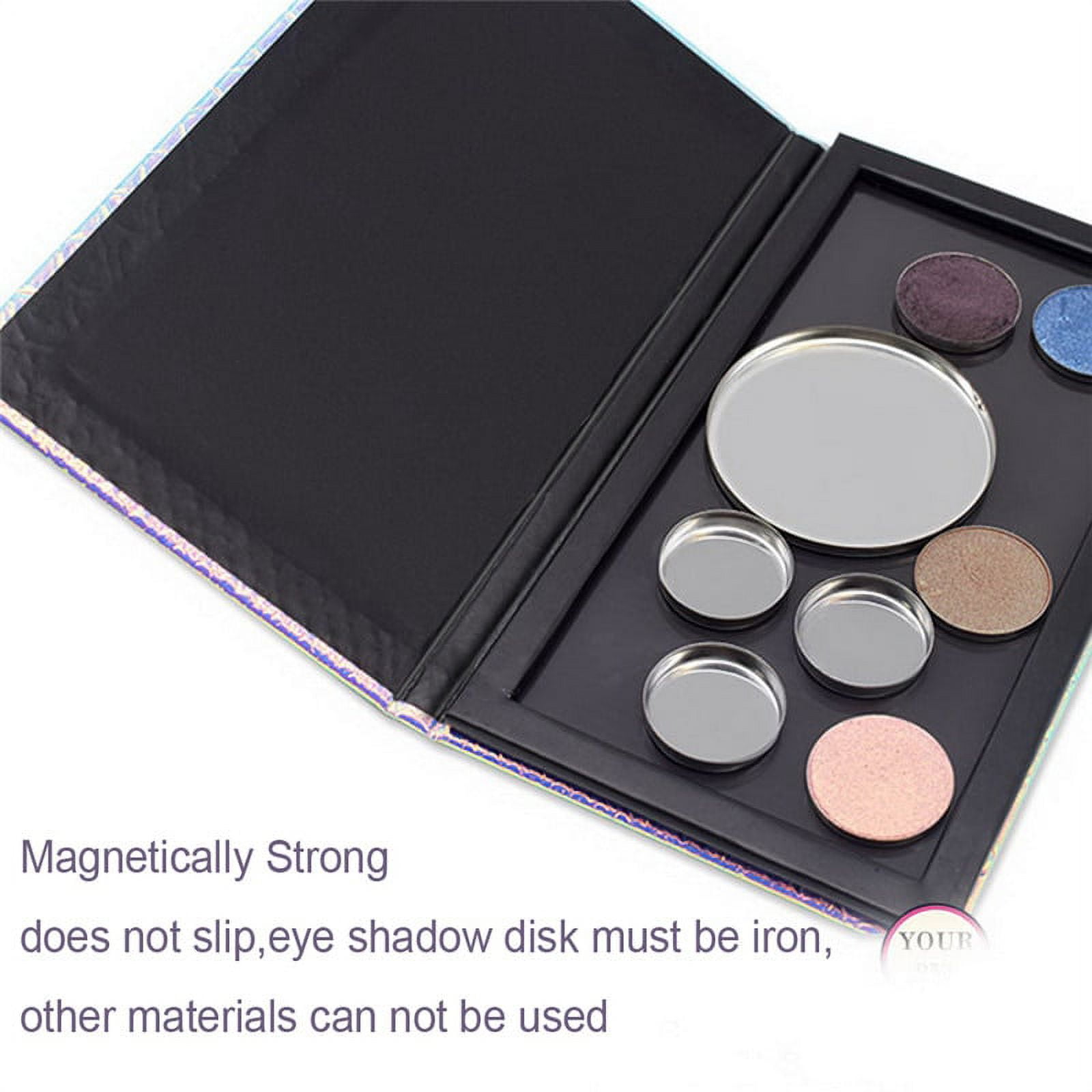 3-Pack Magnetic Palette, Empty Makeup Palette with Mirror Ideal for  Eyeshadow, Lipstick, Blush, and Powder Magnetic Makeup Palette, Empty  Palette for