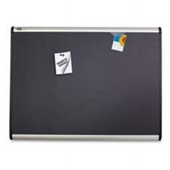 Magnetic Fabric Bulletin Board- w-Clips-Magnets- 3ft.x2ft.- AM