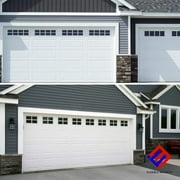 Magnetic Fake Window Panels for Garage Door - Faux Garage Window Magnets - Black 4x6 32 Magnets
