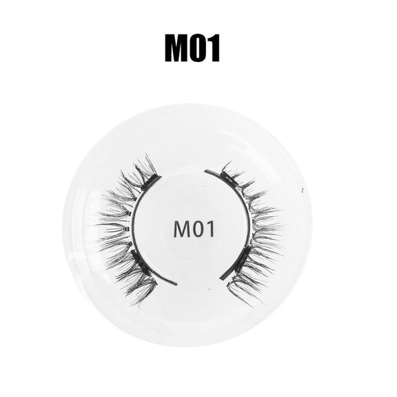 Magnetic False Eyelashes with Applicator, 2 Pairs Reusable Lashes, No Glue, Easy to Apply & Remove, Natural Look for Everyday Wear magnetic eyelashes