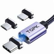 Magnetic Fast Charging Data Cable 3 in 1 Apple TC Android 1m