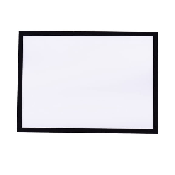 Magnetic File Frame, A4 Document Display Frame, Transparent PVC, Black, 1 Count