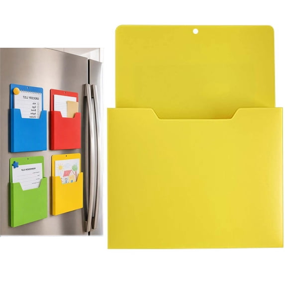 Magnetic File Holder,Magnetic Folders,A4 Magnetic Paper Organizer for ...